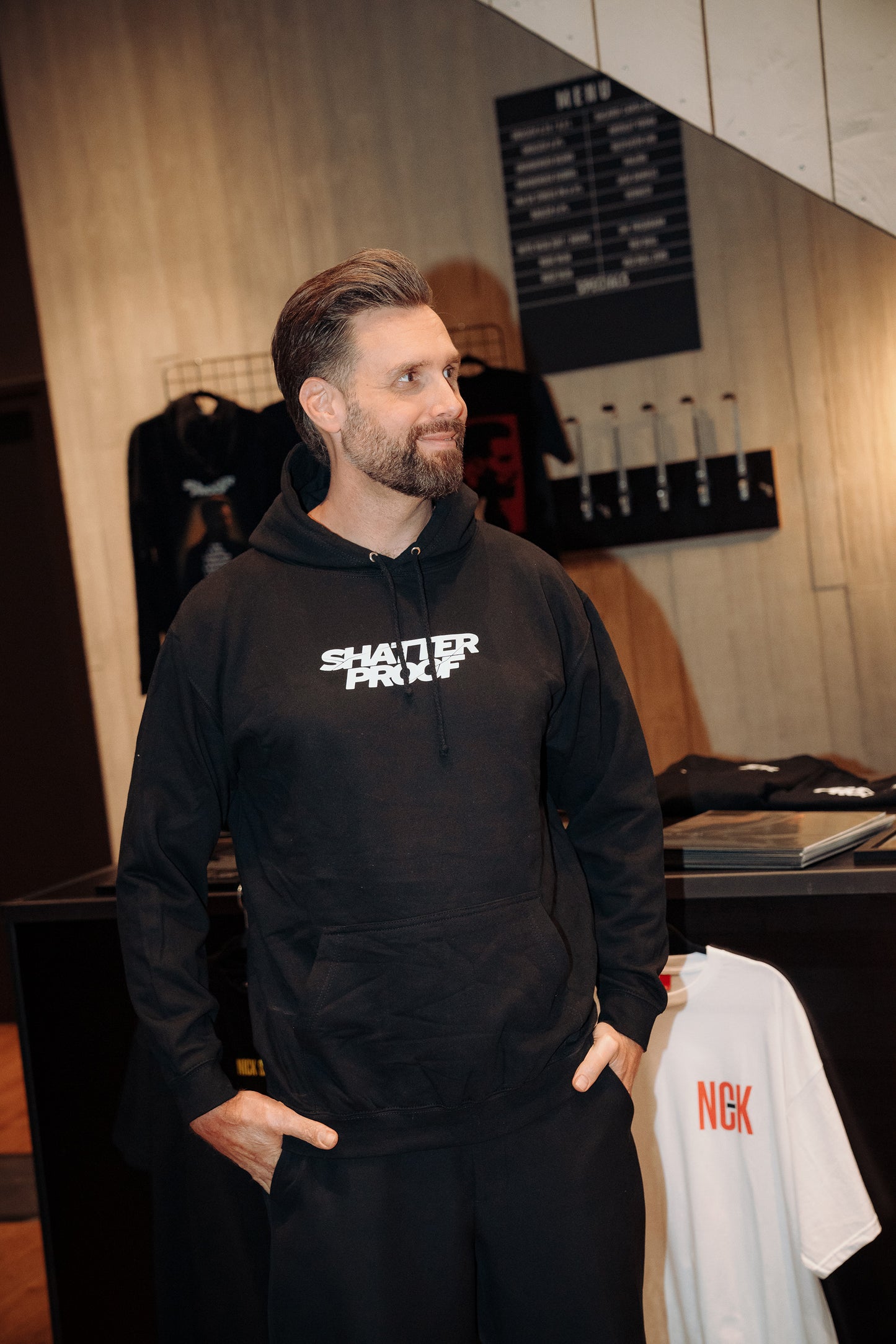 Shatter Proof Hoodie in Black